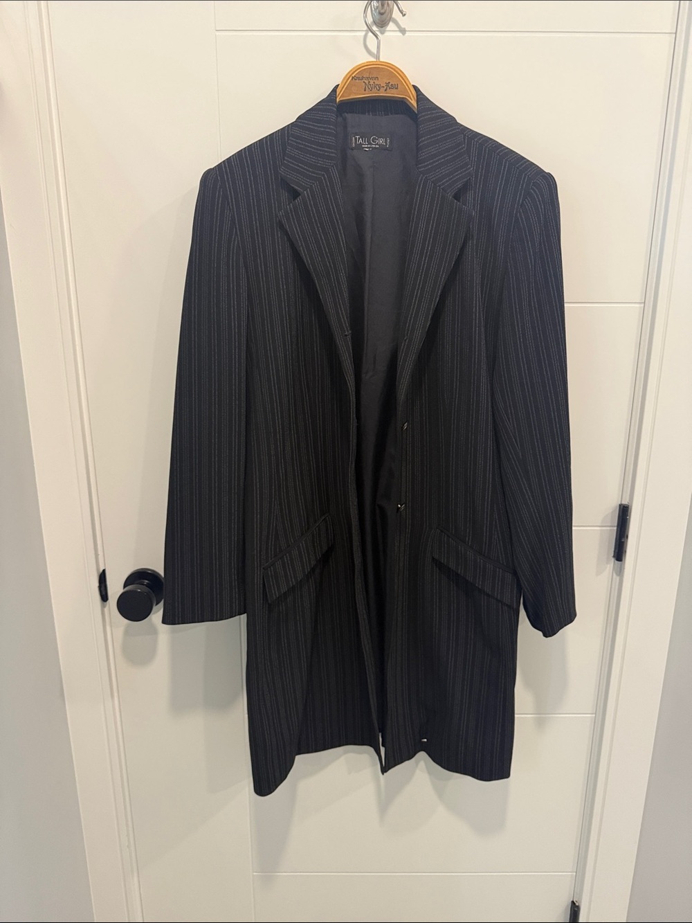 Tall Girl Navy Pinstripe Blazer size XXL